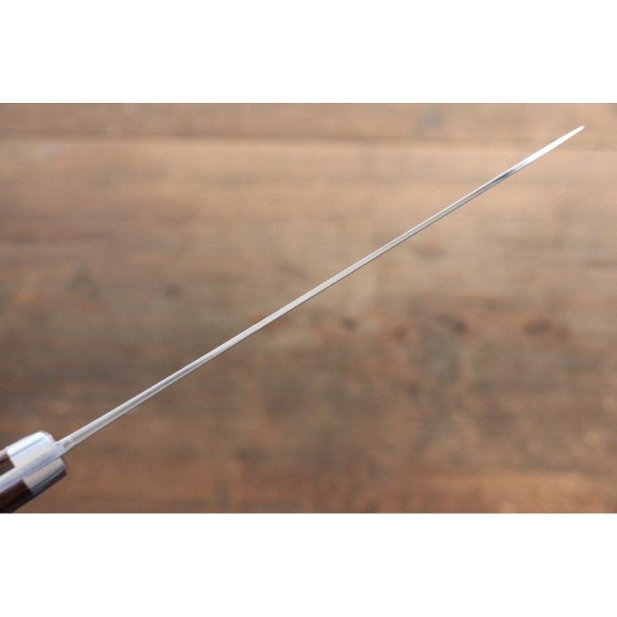 訓平 鍛造 V金1号 ダマスカス 三徳包丁 和包丁 170mm マホガニー柄 |  | 09