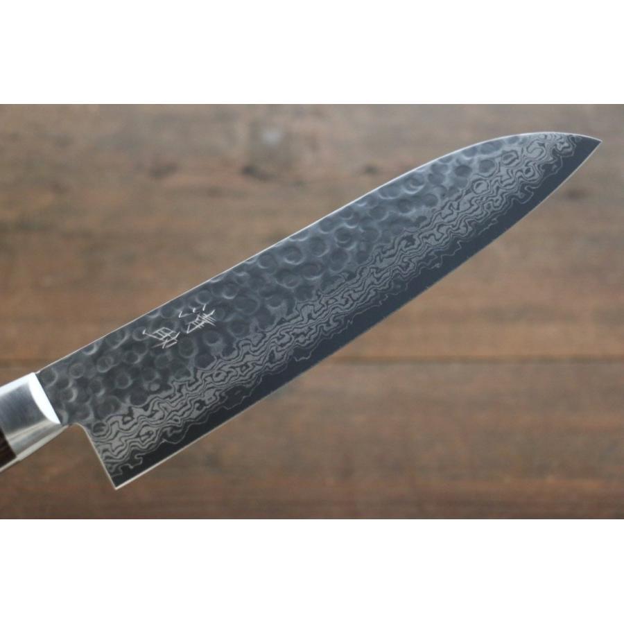 AUS10 ダマスカス 三徳包丁 180㎜ G1805 焼柄 月光作 VG10 ダマスカス 牛刀包丁180mm G1703 月光作 - メルカリ