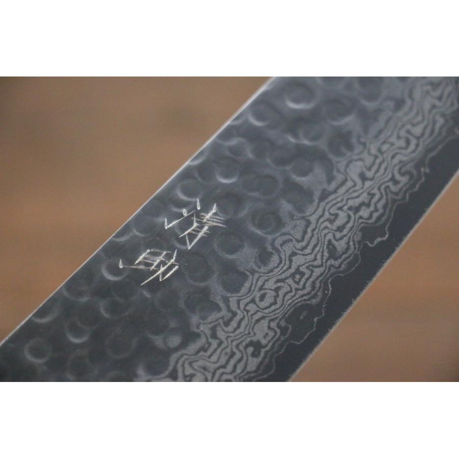 仙助 三徳包丁 VG10 ダマスカス 鎚目打 マホガニ合板柄 180mm 仙助 三徳包丁 ダマスカス VG10 鎚目打 180mm マホガニ合板柄 10222