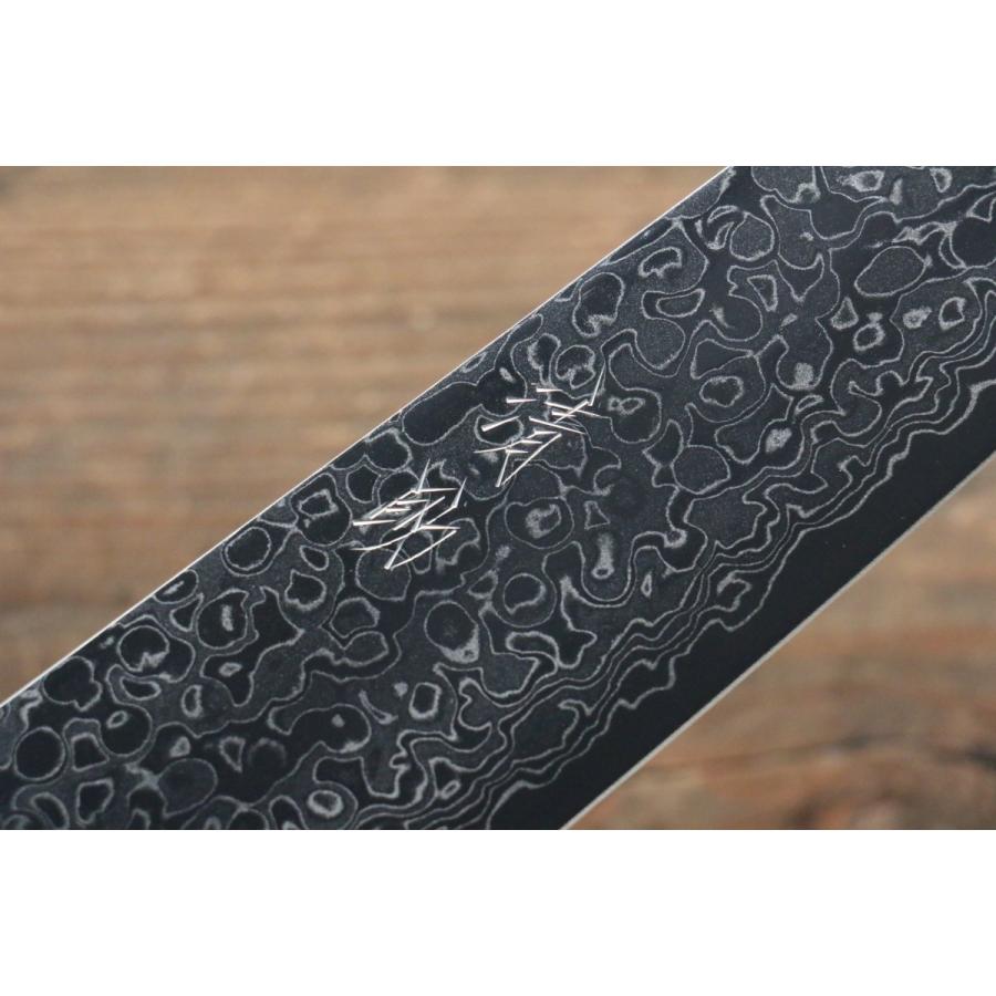 清助 AUS10 ダマスカス 三徳包丁 180mm 紫檀柄 : 清助刃物 - 通販