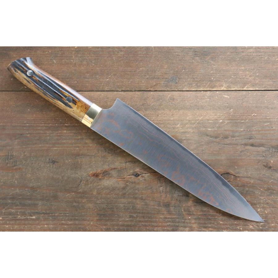 佐治武士 牛刀 包丁 8寸 木箱付き ダマスカス SG2 佐治 武士 青ニ鋼