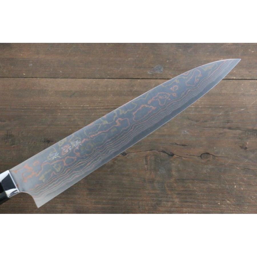 最安値❕ 佐治 武士 有色ダマスカス 牛刀包丁 270mm 蒔絵 【FKP2480991902】(89586円)