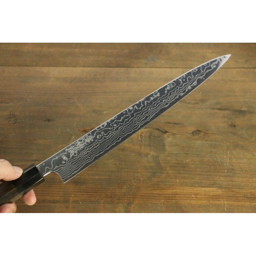 佑成 ZDP189 ダマスカス 筋引包丁 270mm ローズウッド柄 : 清助