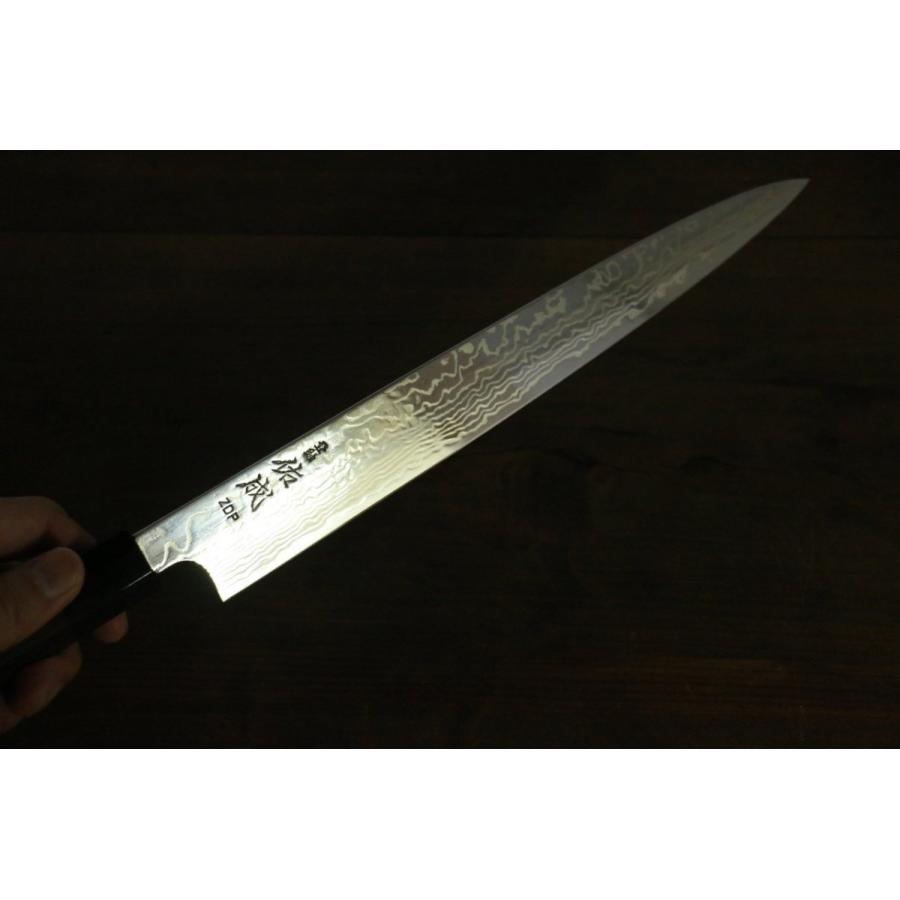 佑成 ZDP189 ダマスカス 筋引包丁 270mm ローズウッド柄 : 清助