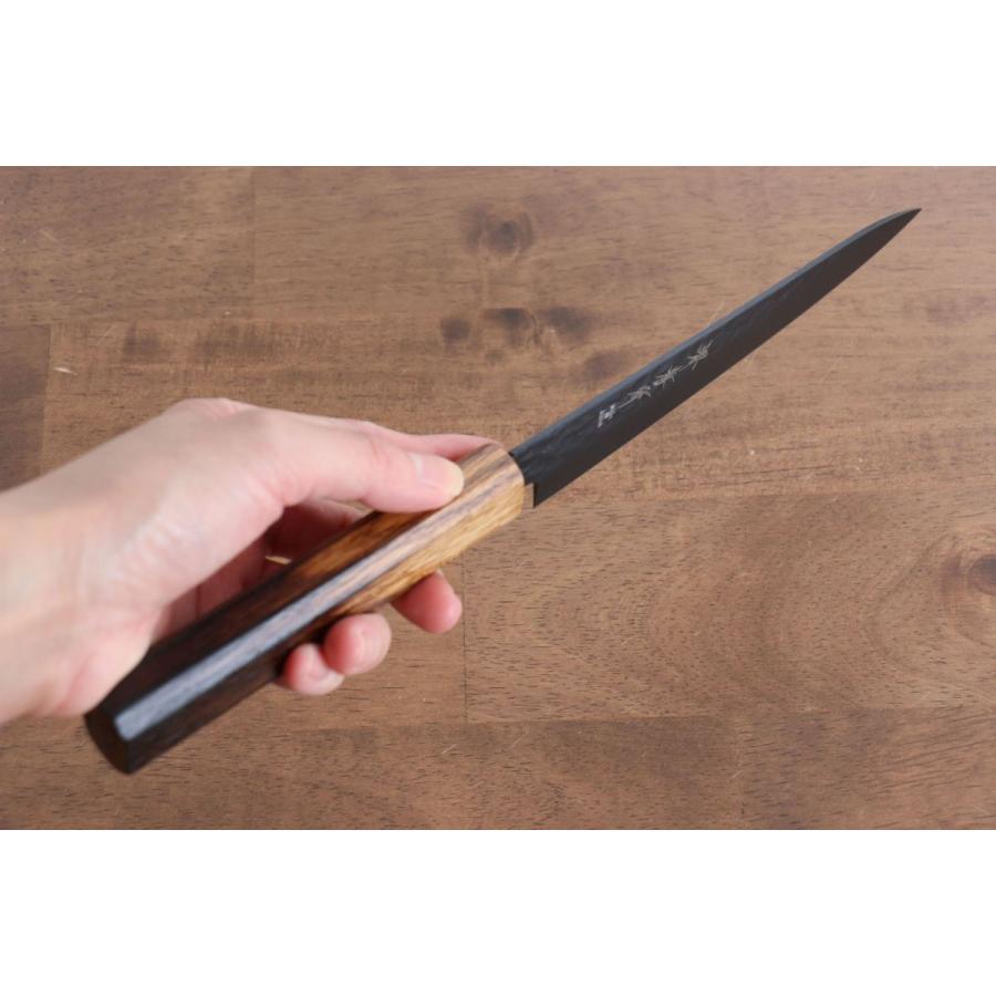 堺孝行　ペティナイフ　果物ナイフ　150mm 黒影　V金10号　青木刃物製作所 堺孝行 ペティナイフ 果物ナイフ 150mm 黒影 V金10号 青木刃物製作所