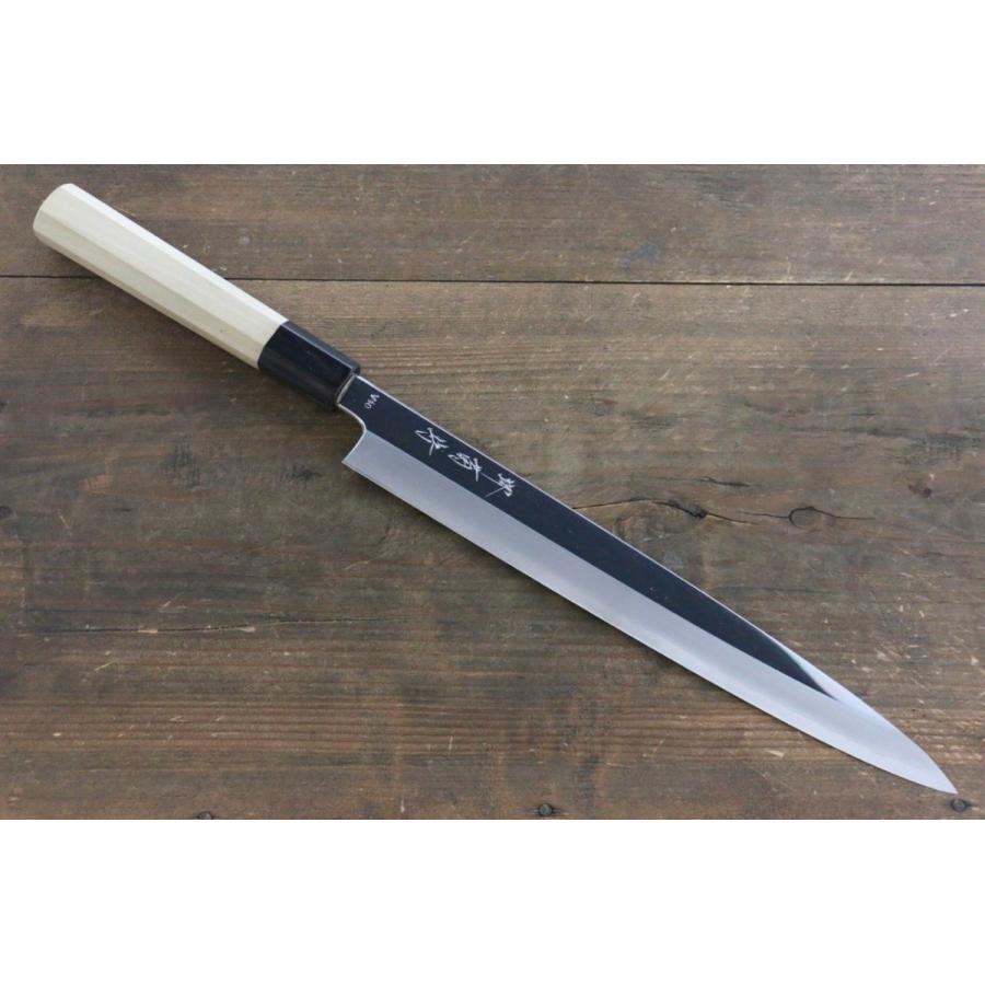堺 菊守 V金10号 鏡面仕上げ 柳刃包丁 270mm 朴柄 : 清助刃物 - 通販