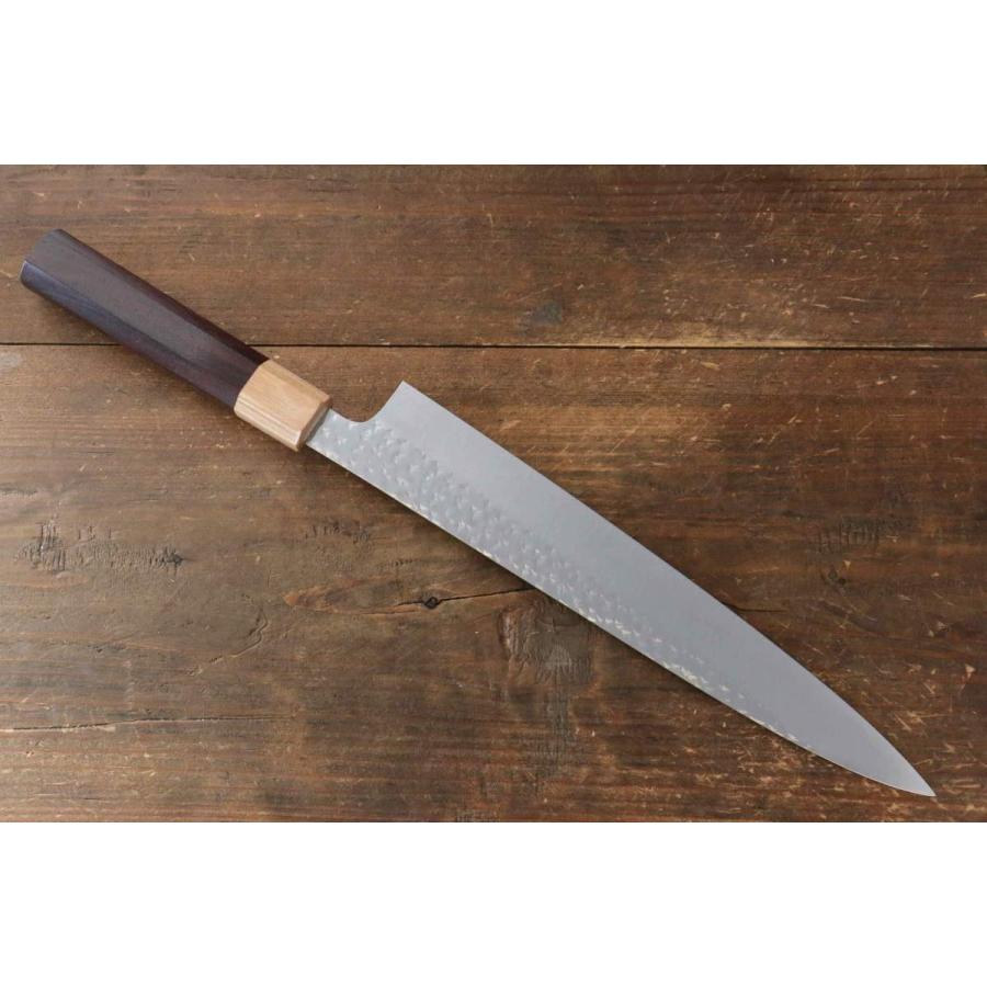 正規激安 黒崎 優 閃光 R2 Sg2 鎚目 筋引包丁 和包丁 270mm 紫檀柄 50 Off Www Thedailyspud Com