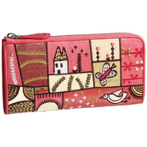 超美品 ホコモモラ Jocomomola カンポ 外l字ファスナー型長財布 32 ピンク 安い購入 Herbalpotential Co Nz