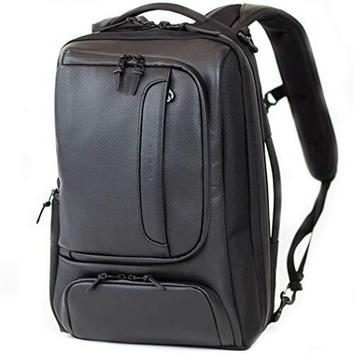 特注製作 雨にも強い 防水 本革 メンズ ビジネス リュック バックパック 大容量 出張 旅行 にも便利 多機能 おしゃれ Pc 純正廉価 Www Superavila Com