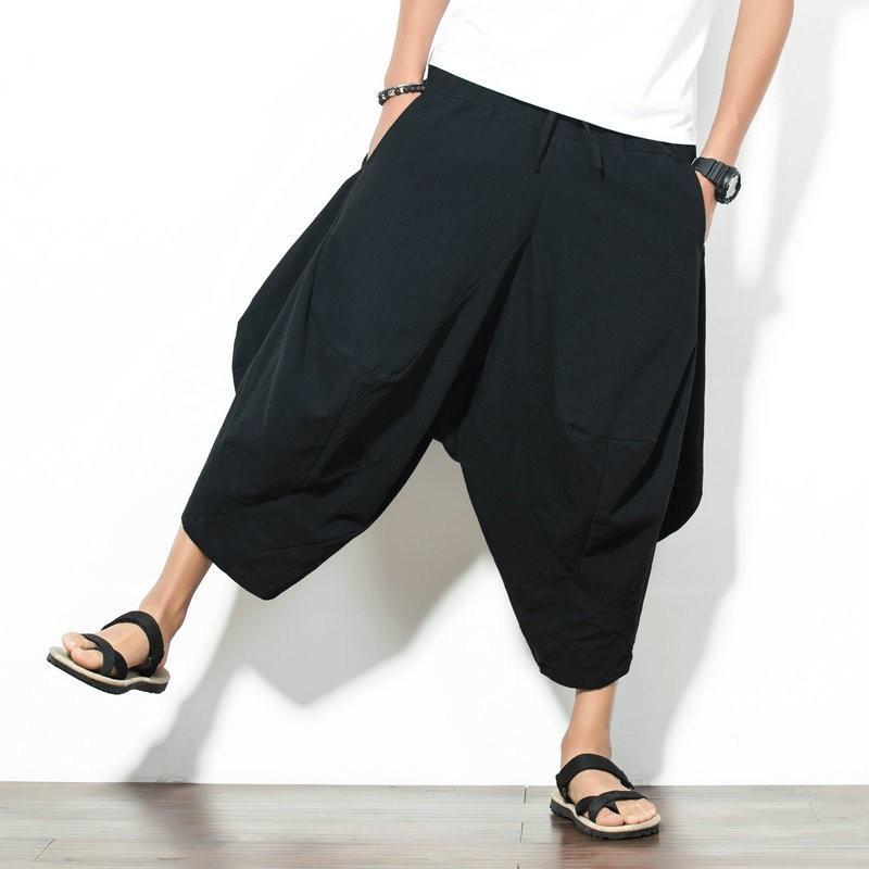 ハーフパンツ ガウチョパンツ ワイドパンツ 夏 おしゃれ 男性用 リネン 個性的 ゆるシルエット ショートパンツ ハーフパンツ メンズ 半パン サルエル パンツ 1714 1395 成宇合同会社 通販 Yahoo ショッピング