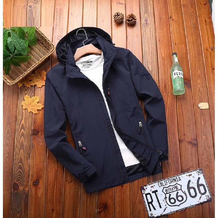 限定価格セール リネンジャケット メンズ 薄手ジャケット マウンテンパーカー ウィンドブレーカー 初回限定