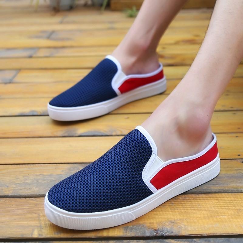 メッシュシューズ メンズ靴 ドライビングシューズ カジュアルシューズ かかとなし スリッポン サンダル キャンバス靴 紳士靴 スニーカー 個性 通気性 1750 5994 成宇合同会社 通販 Yahoo ショッピング