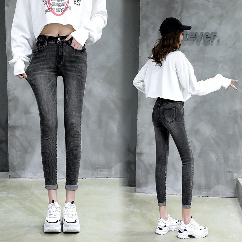 19韓国風 新作 デニムパンツ スキニーパンツ レディース 無地 ジーパン ボトムス 春夏 ストレッチ 九分丈パンツ タイト ハイウエスト ジーンズ 着痩せ 1750 6106 成宇合同会社 通販 Yahoo ショッピング