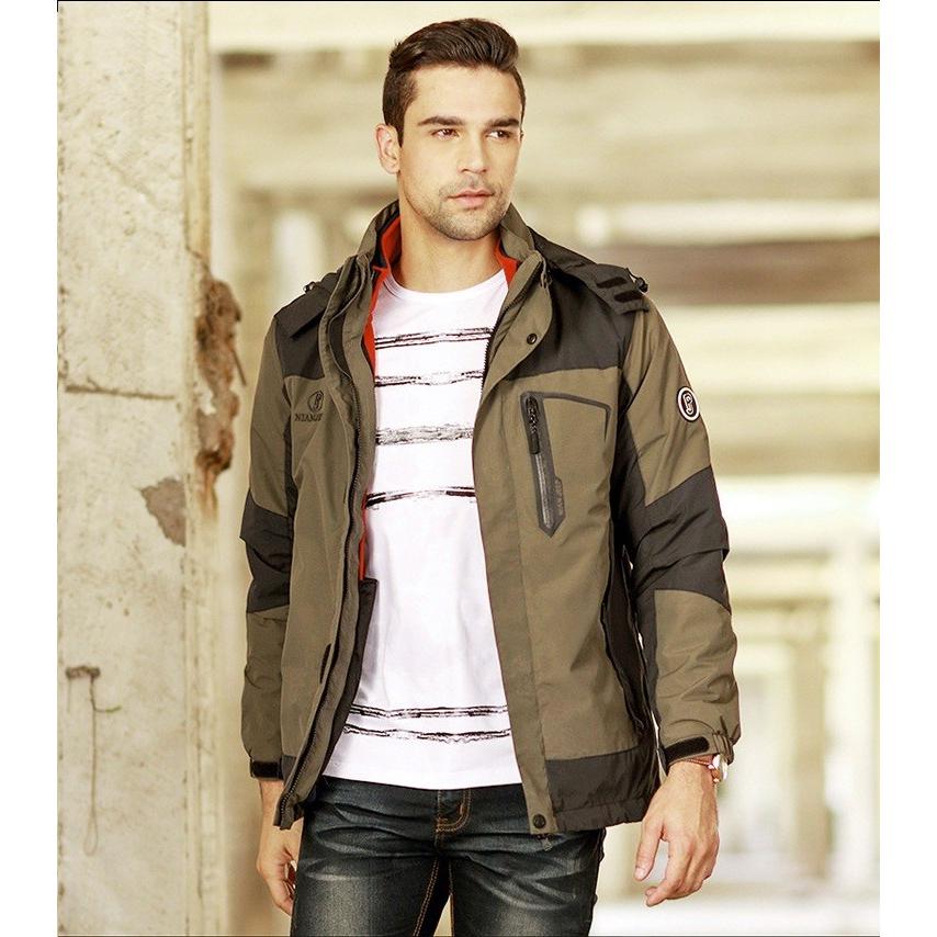 4color メンズ 防風 保温ジャケット ウインドジャケット マウンテンパーカー 秋冬パーカー 厚手 登山 旅行 野営 代30代40代50代 男性用 ブルゾン カジュアル 1750 649 成宇合同会社 通販 Yahoo ショッピング