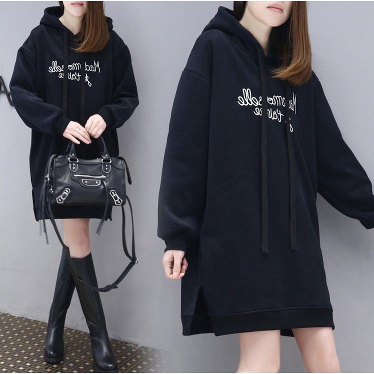 レディース パーカーワンピース 膝上 代30代 ワンピース 長袖 パーカー スウェット フード付き 裏起毛 裏ボア 厚手 カジュアル 体型カバー お洒落 通勤 通学 1790 6106 成宇合同会社 通販 Yahoo ショッピング