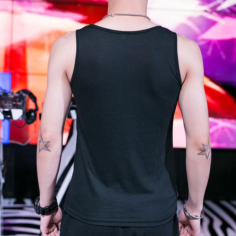 メンズ ノースリーブトップス タンクトップ スパンコール ダンス衣装 演出服 舞台 ヒップホップ ダンスウェア 上着 ジャズダンス ステージ衣装 男性用 代30代 1790 6356 成宇合同会社 通販 Yahoo ショッピング