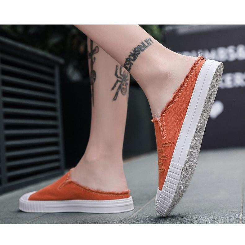 春秋夏 キャンバス 帆布靴 メンズ スリッポン スニーカーサンダル かかとなし スリッパ フラットサンダル バブーシュ レースアップシューズ カジュアル 紳士靴 1790 7993 成宇合同会社 通販 Yahoo ショッピング