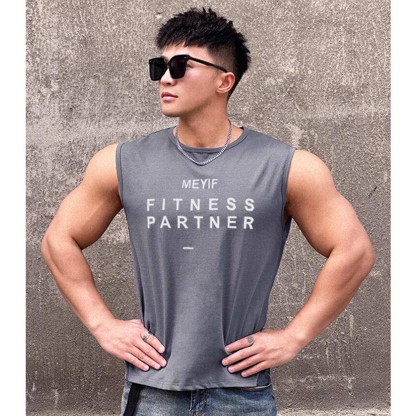 プリント サマーTシャツ タンクトップ ノースリーブ メンズ インナー