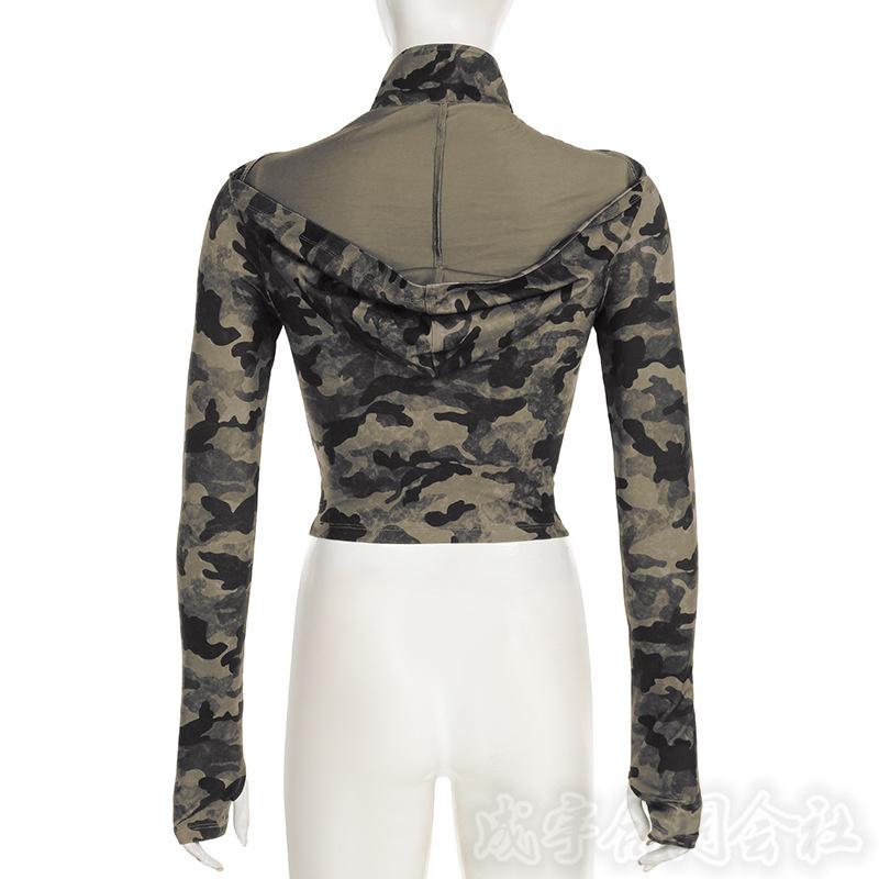 フード付き パーカー レディース 長袖 トップス ショート丈 Tシャツ