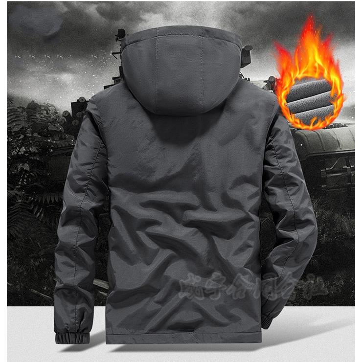 ミリタリージャケット マウンテンパーカー メンズ 裏起毛 ボアブルゾン