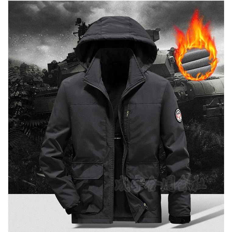 ミリタリージャケット マウンテンパーカー メンズ 裏起毛 ボアブルゾン
