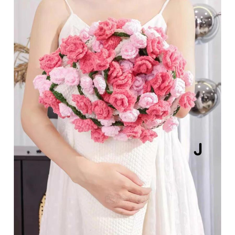 花束ブランケット 贈り物 お礼 お返し 可愛い 手編みブーケ
