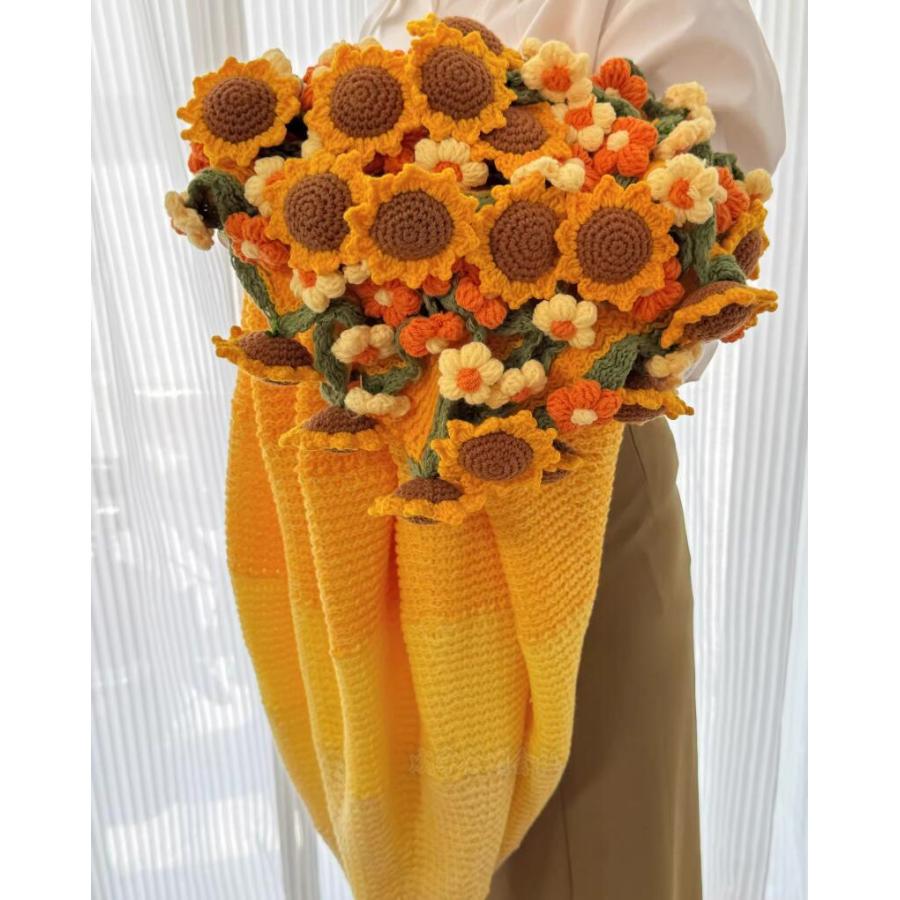 花束ブーケプランケットハンドメイドMIOカラフルひまわりバラアネモネ豪華 花束ブーケプランケットハンドメイドMIOカラフルひまわりバラアネモネ豪華