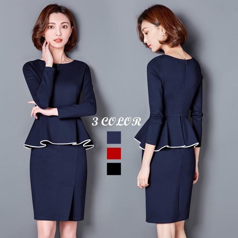 楽天ランキング1位 レディース 長袖ワンピース セレモニー フォーマル 代30代40代50代 ワンピース 発表会 結婚式 二次会 通勤ワンピース 膝丈 きれいめ 春夏秋冬 即日出荷 Www Cepici Ci