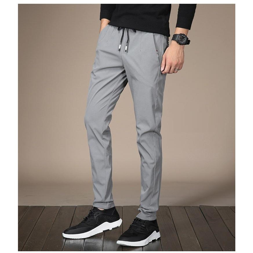 スラックス ロング丈 長ズボン メンズ スリム 春夏 細身 紳士 ボトムす 通勤通学 カジュアルパンツ メンズパンツ ズボン 美脚 ジョガーパンツ ストレッチ Ab 3153 成宇合同会社 通販 Yahoo ショッピング