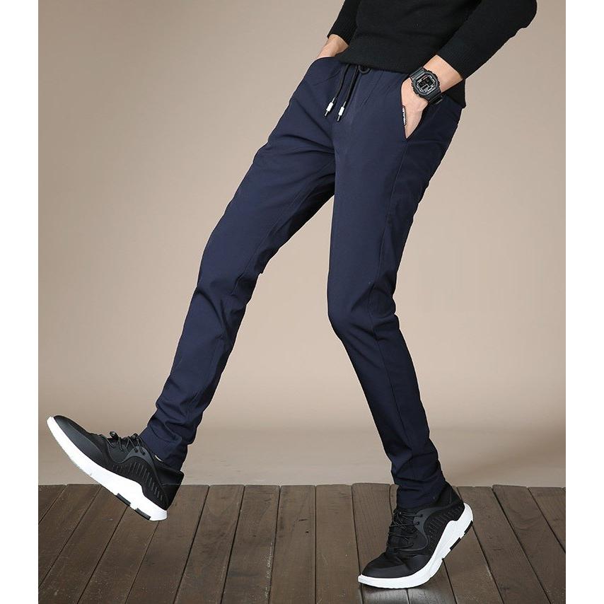 スラックス ロング丈 長ズボン メンズ スリム 春夏 細身 紳士 ボトムす 通勤通学 カジュアルパンツ メンズパンツ ズボン 美脚 ジョガーパンツ ストレッチ Ab 3153 成宇合同会社 通販 Yahoo ショッピング