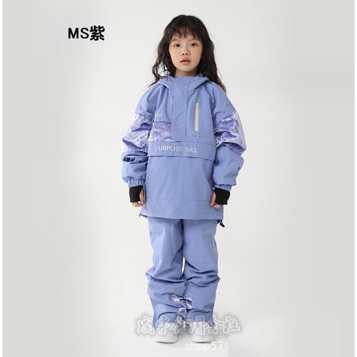 キッズ　スノーボードウェア上下セット　姉妹コーデ　110㎝ 140㎝　グローブ付 1~14カラー]スノーボードウェア キッズ 上下セット ジュニア スキー