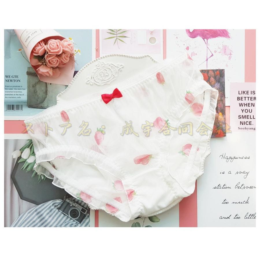 いちご柄 ブラジャー ショーツセット ブラセット ブラ ショーツ セット