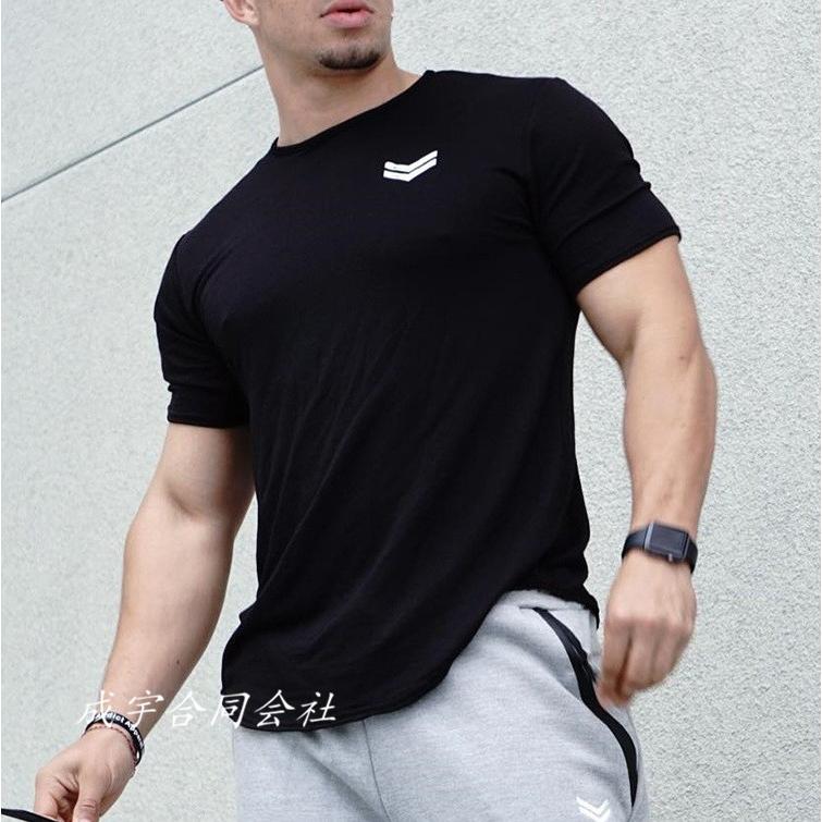 春夏新作 Tシャツ メンズ ジャージ 半袖トップス トレーニングウェア ジムウェア ランニングウェア スポーツウェア 男性 カジュアル 吸汗速乾 ジョギング Ls 1750 成宇合同会社 通販 Yahoo ショッピング