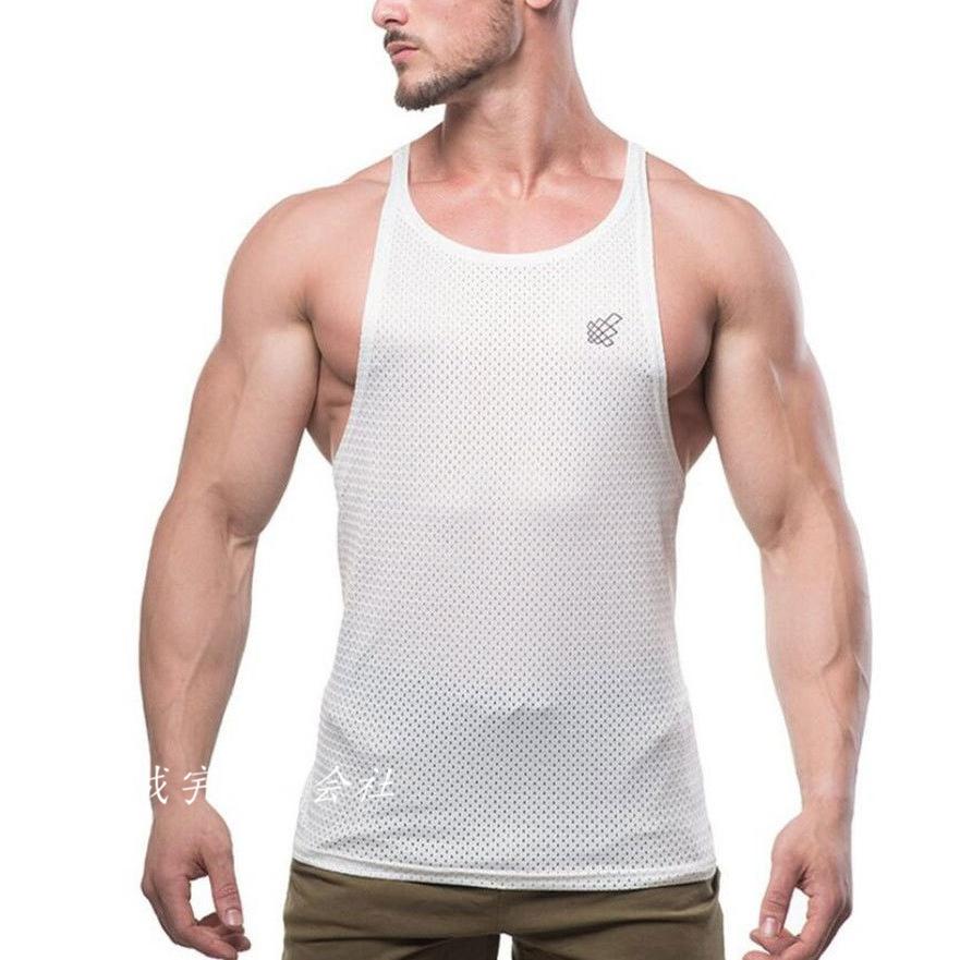 メッシュ 通気性 メンズ ノースリーブ Tシャツ タンクトップ