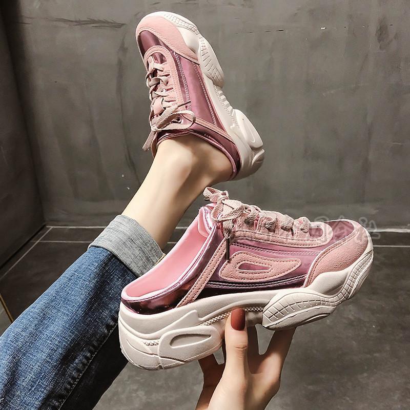 レディース厚底 かかとなしサンダル ローカットスニーカー スリッポン スリッパ プラット靴 レースアップ バブーシュ 歩きやすい 美脚 カジュアル 通気 2色 Ls 6186 成宇合同会社 通販 Yahoo ショッピング