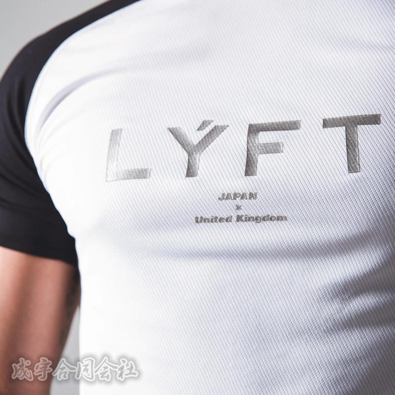 英字柄 Tシャツ メンズ 半袖 ランニング トレーニング スポーツ ジム