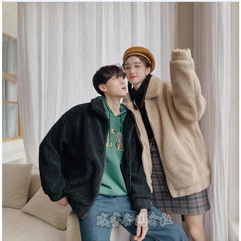 冬服 ムートンジャケット メンズ ボアジャケット ブルゾン 裏起毛 裏ボア フリース ビッグシルエット 厚手 あったか 防寒 暖かい カップル ペアルック Lsn 17 成宇合同会社 通販 Yahoo ショッピング