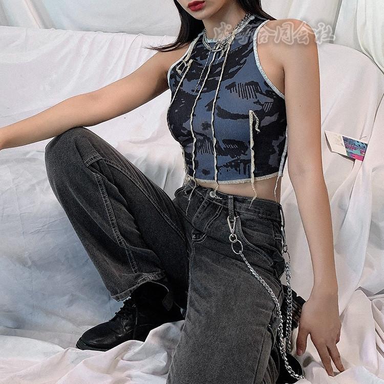 へそ出し ショート丈 タンクトップ レディース ノースリーブトップス インナー 上着 カシュクール タイト スリムフィット 女性用 ダンス ヒップホップ セクシー Lsn 4597 成宇合同会社 通販 Yahoo ショッピング