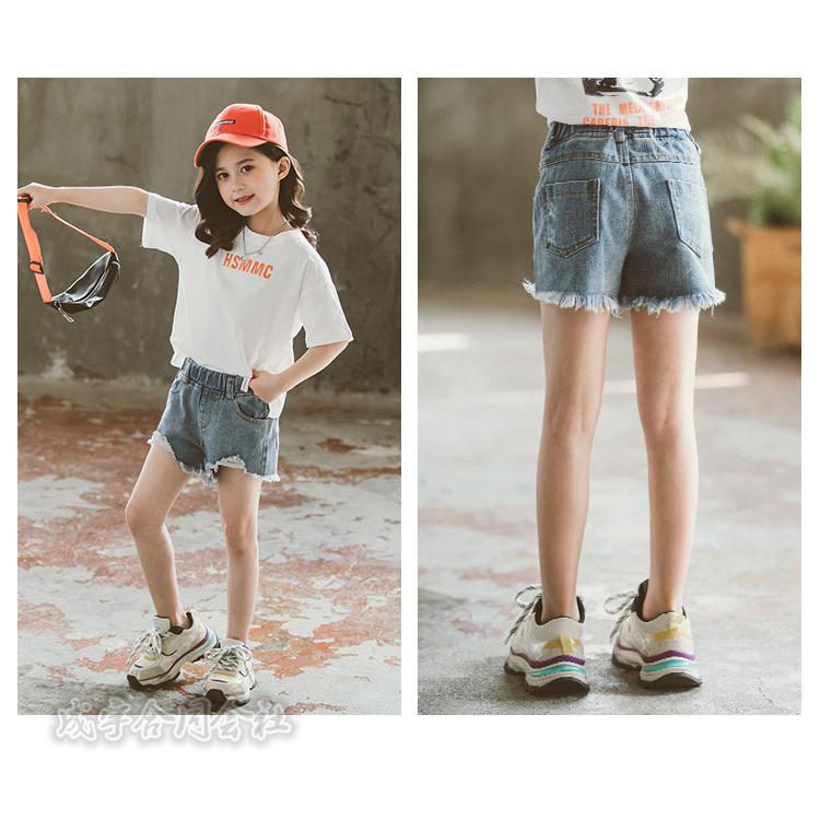 デニム ショートパンツ キッズ 子供服 ダメージ 短パン 半ズボン 