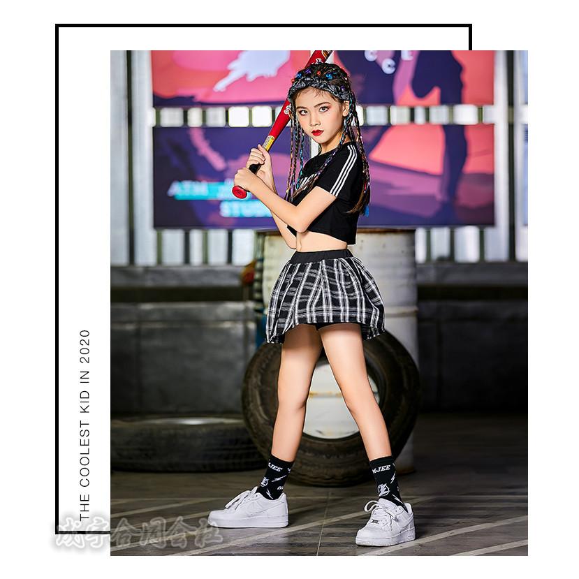 プリーツスカート+トップス 2点セット 女の子 キッズ 子供服 チェック