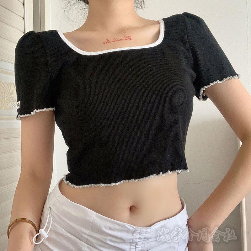 Tシャツ レディース 半袖 カシュクール ショート丈 へそ出し トップス 無地 シンプル インナー スリム 着痩せ セクシー 女性 ヒップホップ Hiphop ダンス 衣装 Lsn 4774 成宇合同会社 通販 Yahoo ショッピング