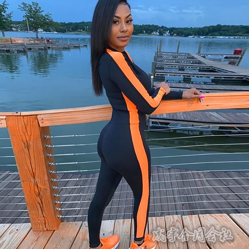 レディース 痩せるレギンス ヨガウェア 長袖 ロングパンツ サロペット