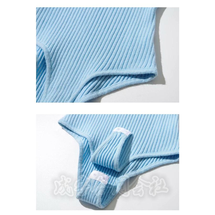 ボディブリファー ニット セクシー レオタード トップス