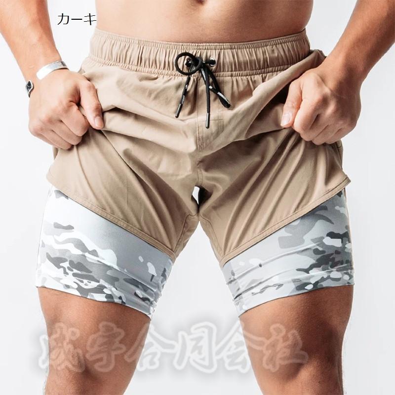 ハーフパンツ ショートパンツ メンズ スポーツウェア トレーニングウェア フィットネスウェア 短パン ランニング ジム 吸汗速乾 ボトムズ 男性 5 Off