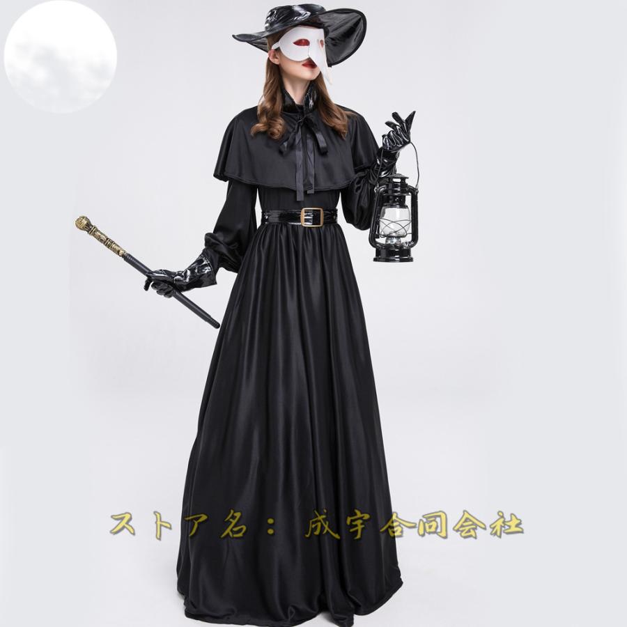 ハロウィンの衣装 中世スチームパンクコスプレ衣装 ペスト医師の ハロウィンの衣装 中世スチームパンクコスプレ衣装 ペスト医師の