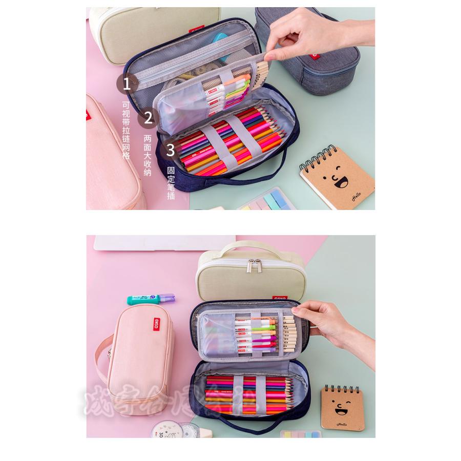 筆箱 ペンケース 収納 おしゃれ 4色展開 帆布 キャンバス 大容量 筆入れ 収納ポーチ コスメポーチ 文具収納 中学生 高校生 大学生 男の子 女の子 韓国 かわいい Niu 5037 成宇合同会社 通販 Yahoo ショッピング