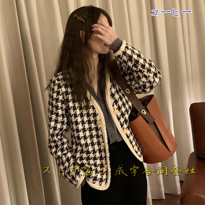ジャケット レディース 襟なし アウター 秋冬 ノーカラージャケット ブレザー ツイードジャケット テーラードジャケット フォーマル 通勤 OL  オフィス 韓国風 :niu-5332:成宇合同会社 - 通販 - Yahoo!ショッピング