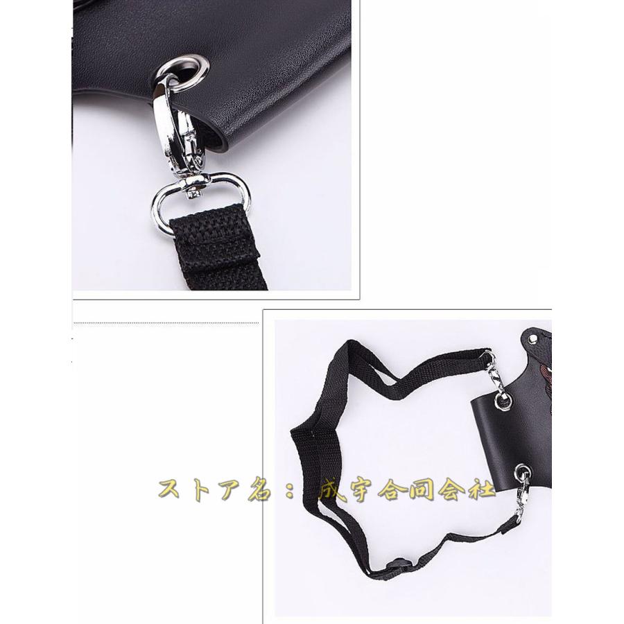 全4色 シザーケース PUレザー トリマー プロ仕様 美容師 理容師