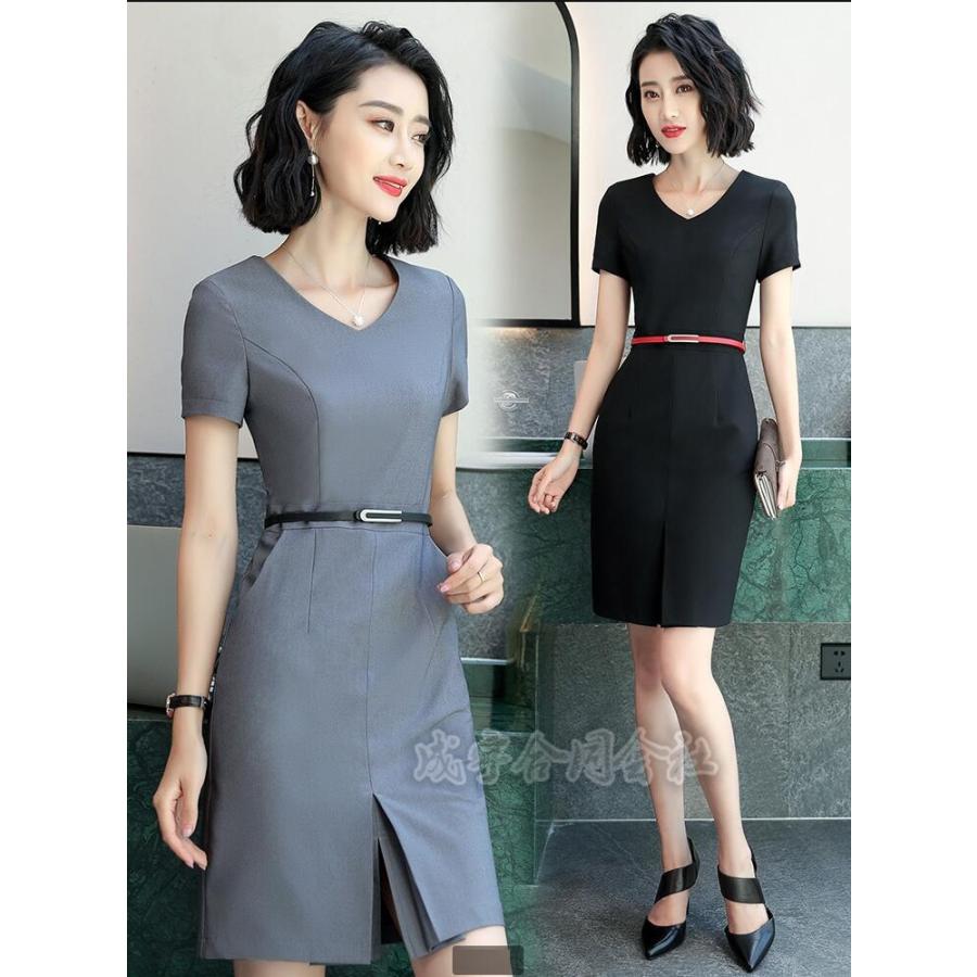 当店一番人気 ワンピース レディース 面接 ビジネス Ol 通勤 入学式 卒業式 大きいサイズ 無地ドレス きれいめ ひざ丈ワンピース タイト ワンピース 半袖 40代 30代 フォーマル ワンピース サイズ S Www Akken Fr