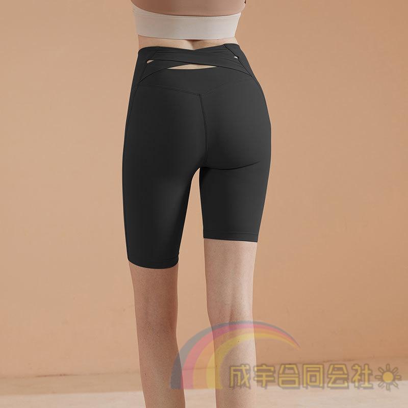 レディース 4分丈 美脚 脚長 スキニーパンツ ヒップリフトショーツ